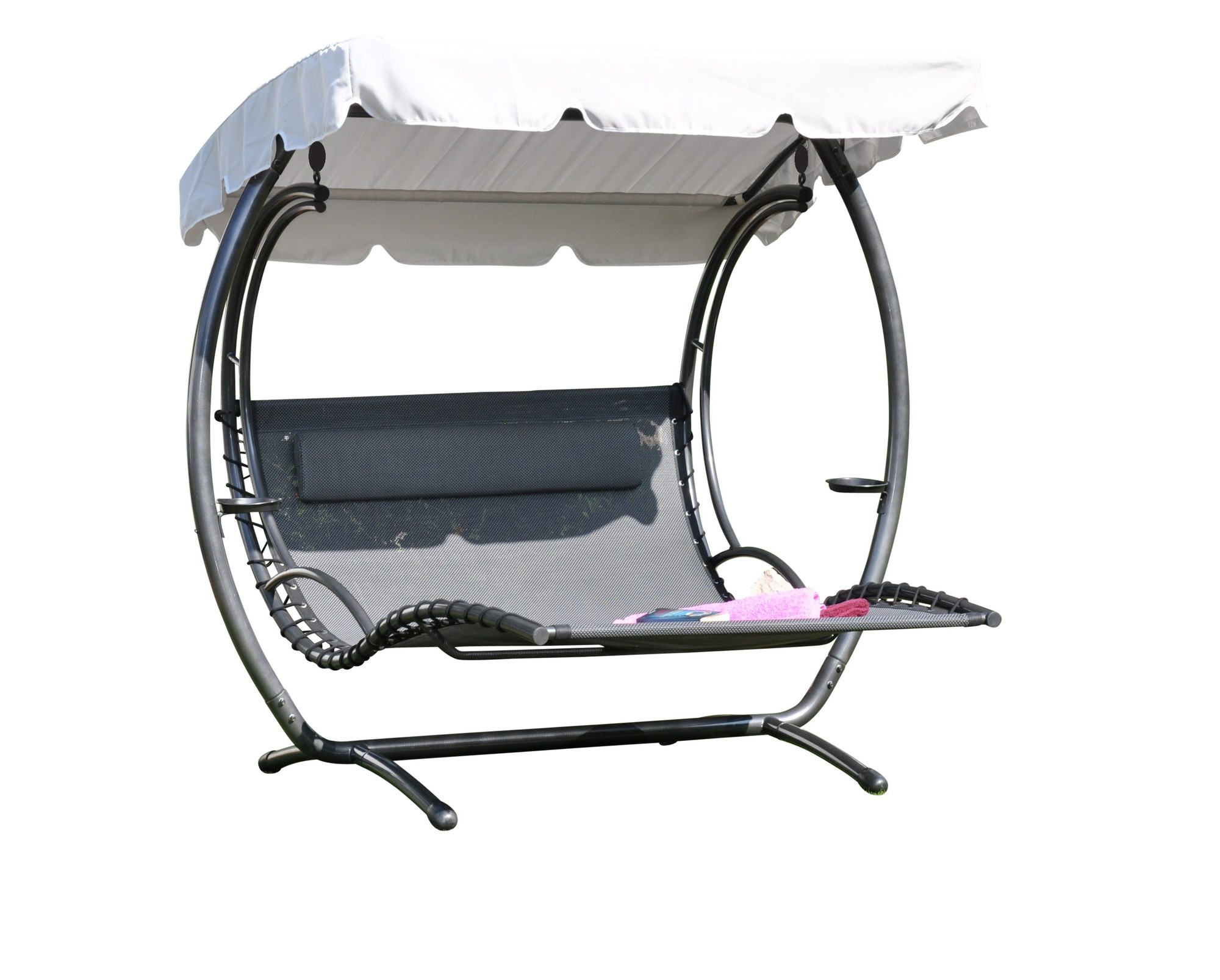 Leco Duo Swing XXL Schommelbank Zwart