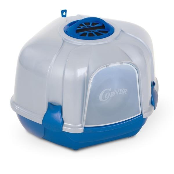 Hoektoilet Jumbo Corner Blauw/Grijs
