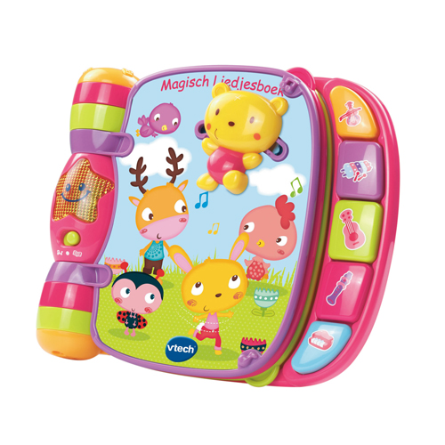 Afbeelding VTech Magisch Liedjesboek roze door Wohi.nl