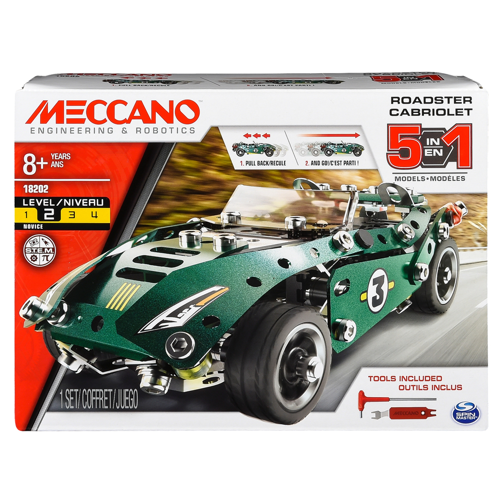 Afbeelding Spinmaster Meccano 5 Model Set Roads door Wohi.nl