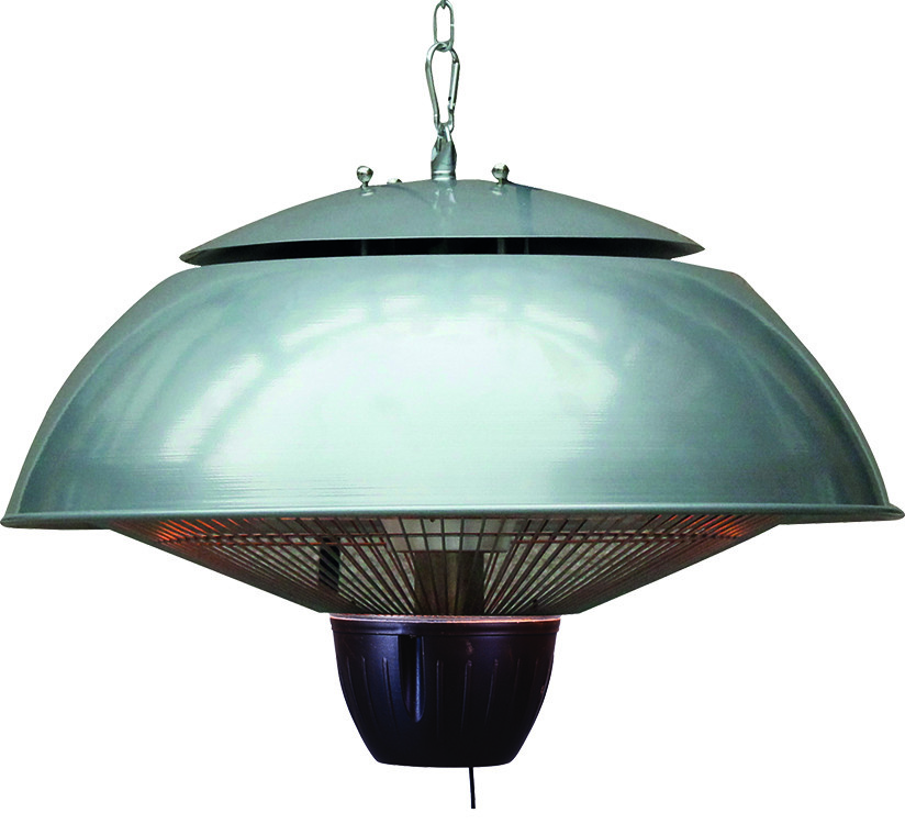 Afbeelding Bordeaux hangende heater 43CM carbon grey / 1500W door Wohi.nl
