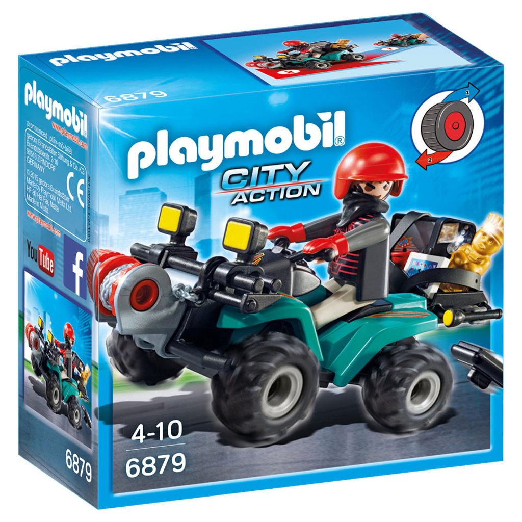 Afbeelding Playmobil 6879 Bandiet En Quad Met Lier door Wohi.nl