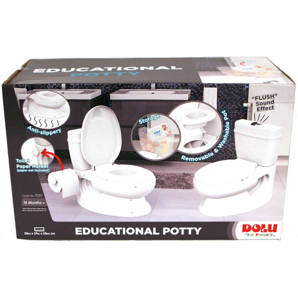 Afbeelding Toilet Educatief Wit (4907051) door Wohi.nl