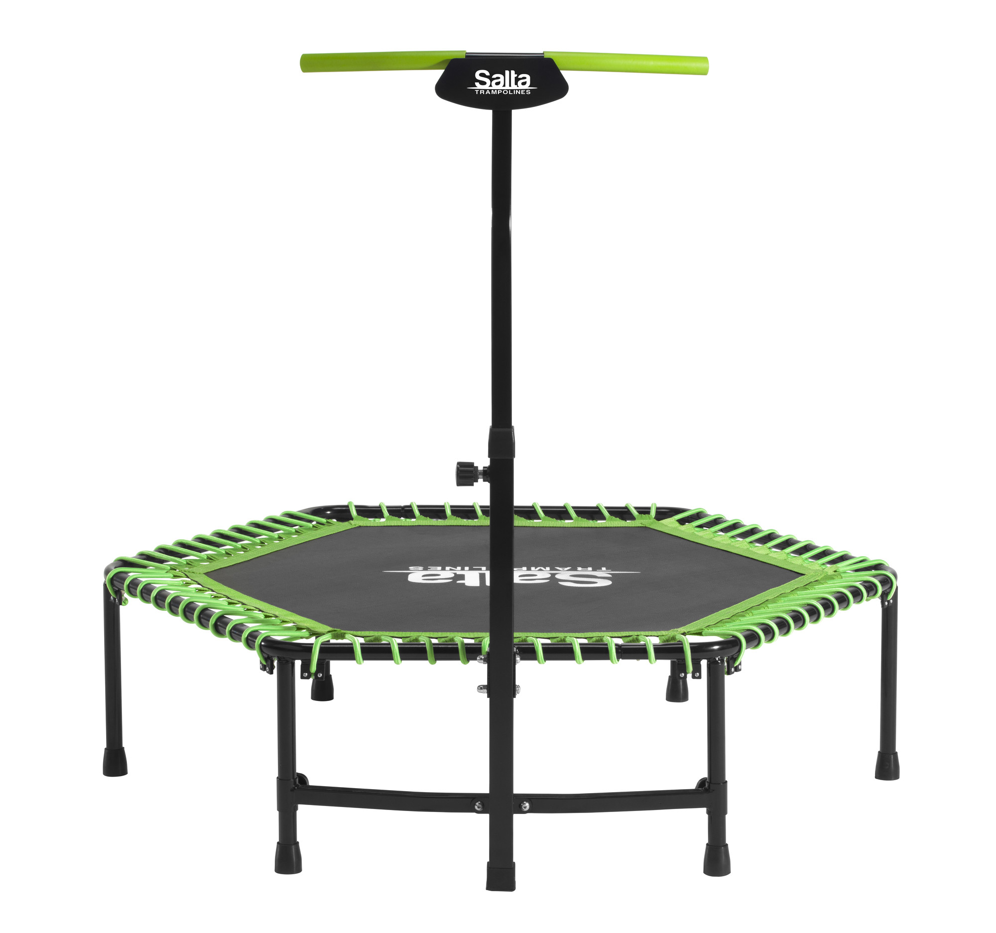 Afbeelding Salta Fitness trampoline including handle bar - 140cm door Wohi.nl