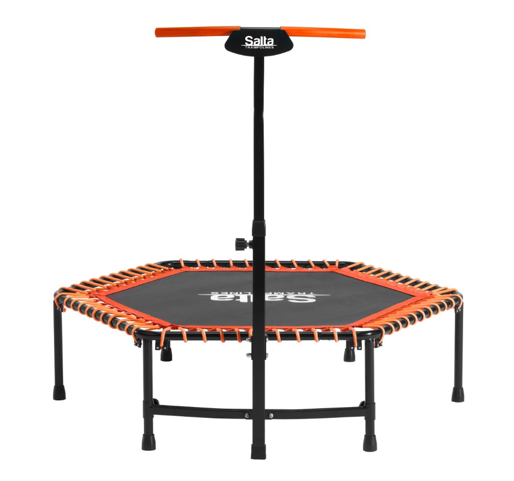 Afbeelding Salta Fitness trampoline including handle bar - 140cm door Wohi.nl