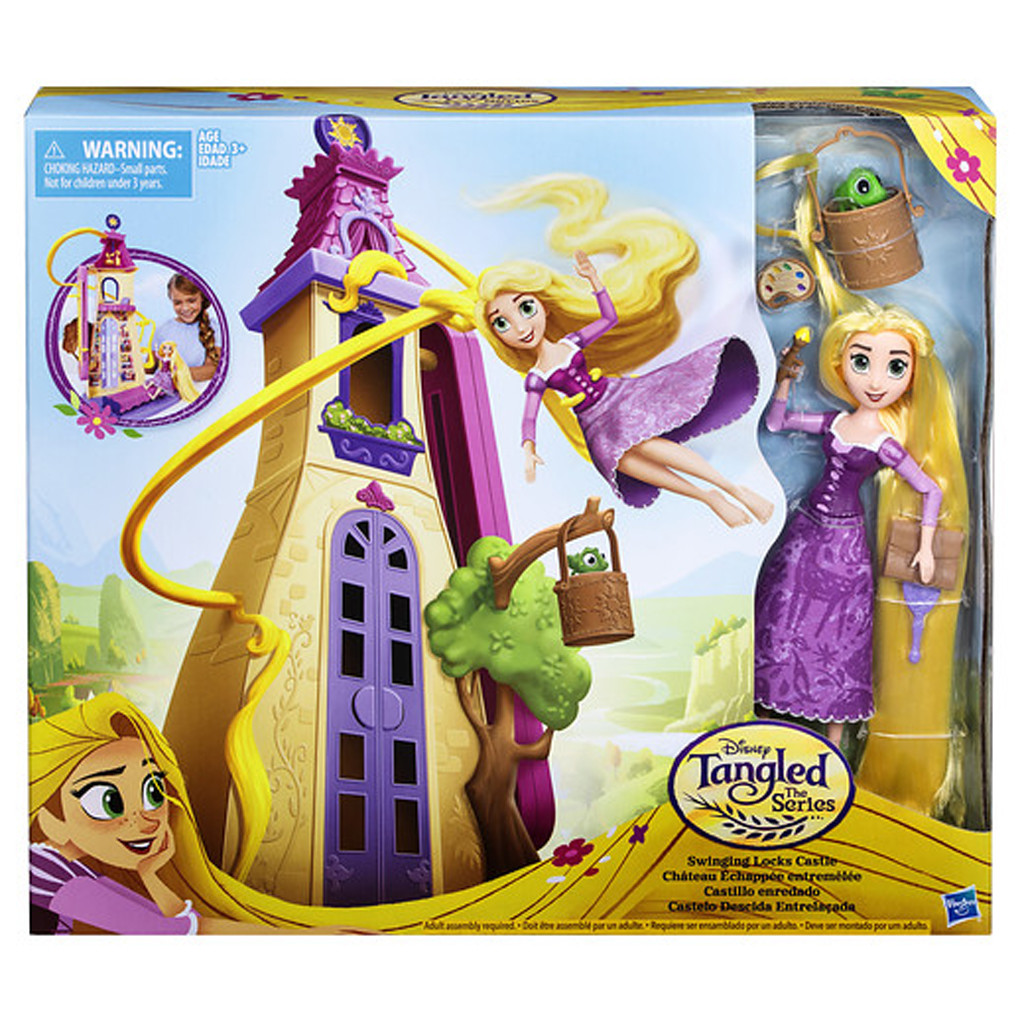 Afbeelding Disney Princess Tangled Zwaaiende Lokken Kasteel door Wohi.nl