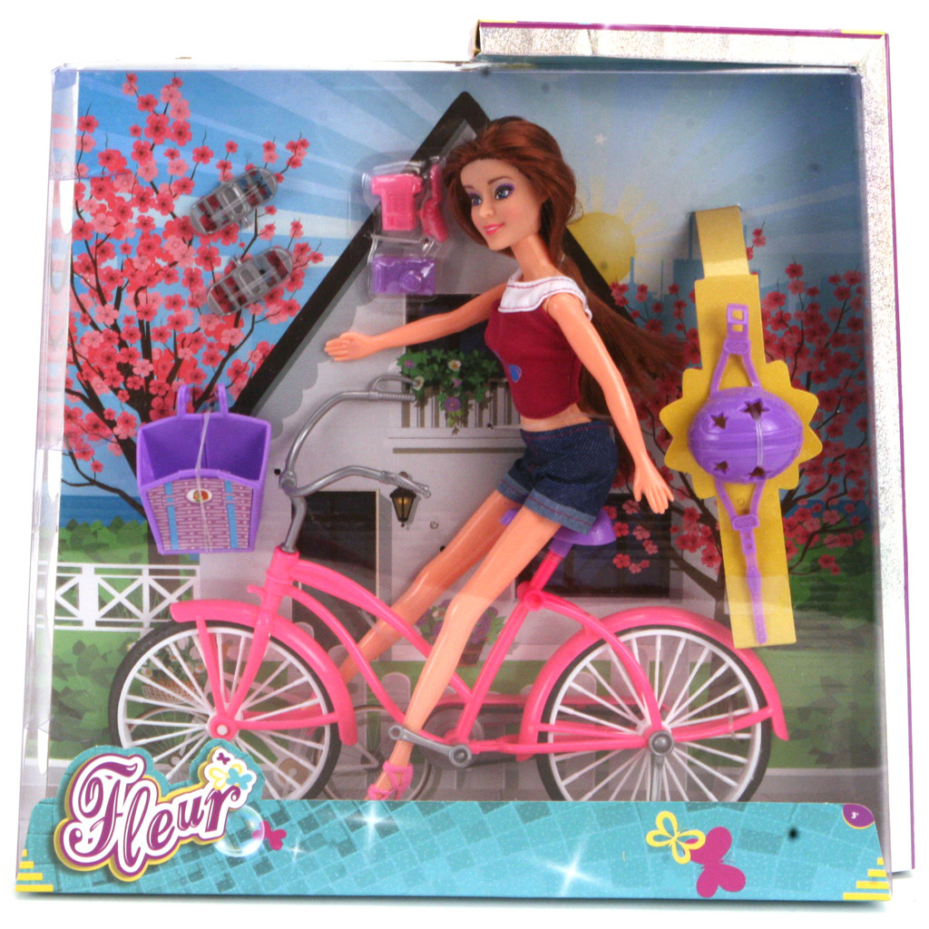 Afbeelding Pop Fleur Fiets Set door Wohi.nl