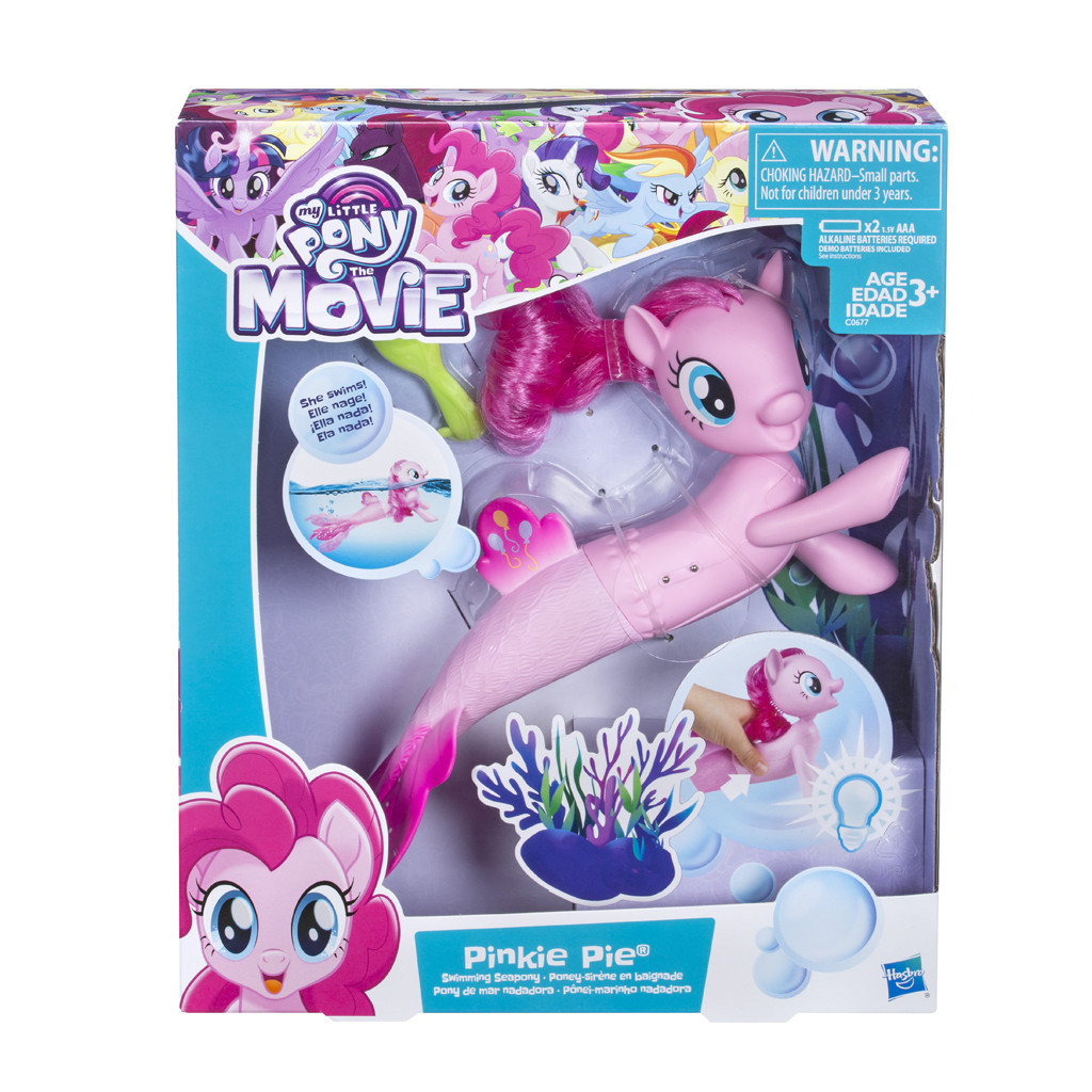 Afbeelding My Little Pony Movie Zwemmende Pinkie Pie Zeepony door Wohi.nl