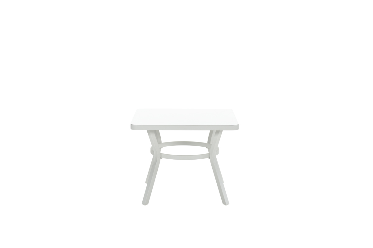 Garden Impressions Douglas dining tafel 90x90xH71 wit (58224EG)