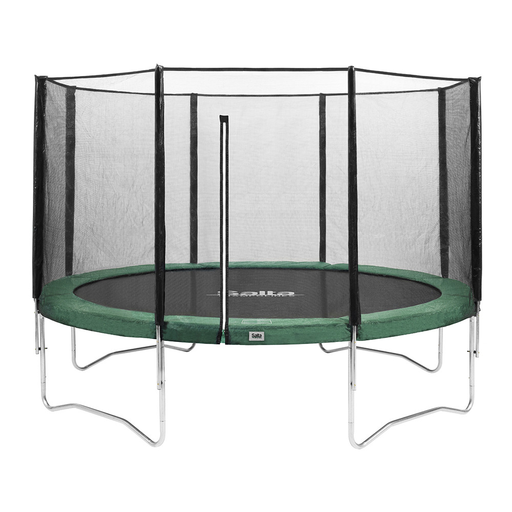 Afbeelding Salta trampoline met net 427 cm Groen door Wohi.nl