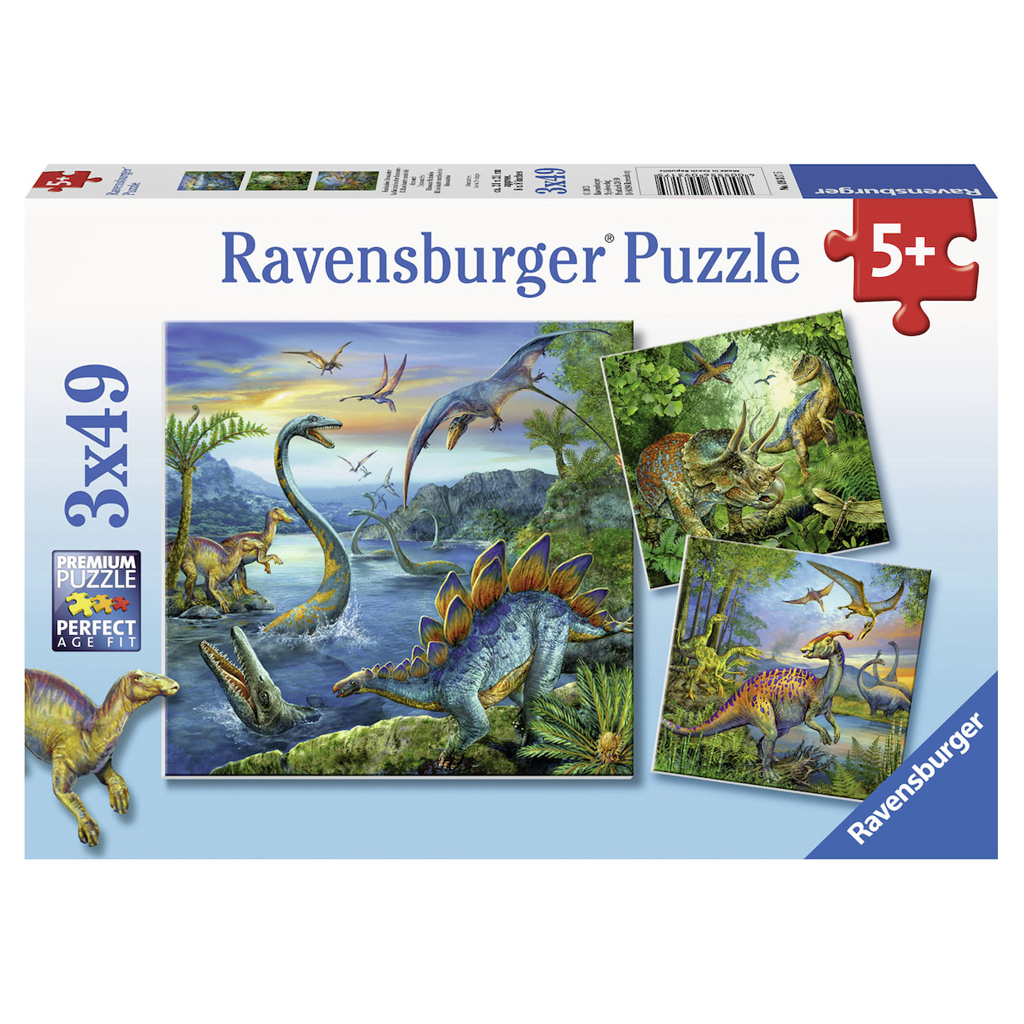 Ravensburger Puzzel Dinosauri?rs 3x49