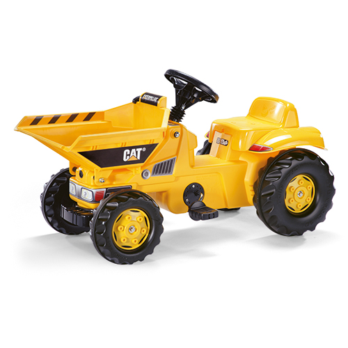 Afbeelding Traptractor Rolly Toys Cat Dumperkid door Wohi.nl