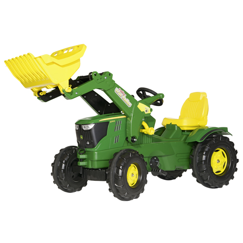 Afbeelding Rolly Toys traptractor RollyFarmtrac John Deere 6210-R groen door Wohi.nl