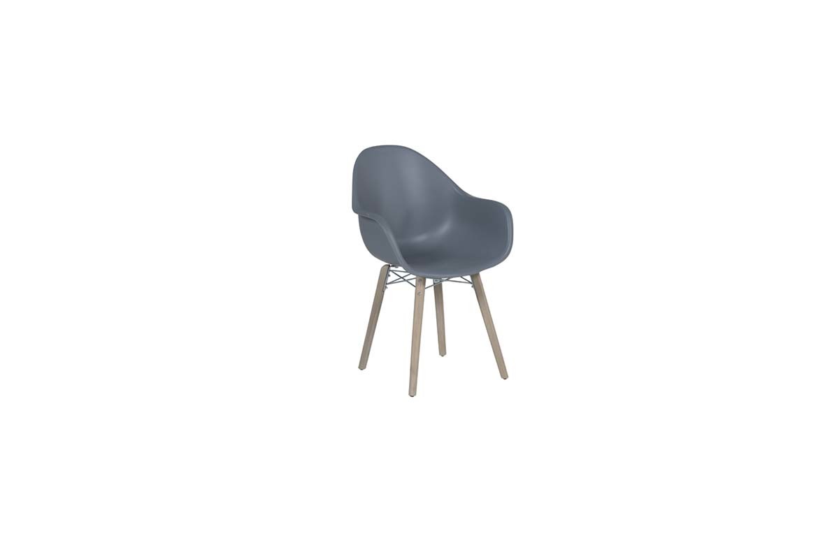Garden Impressions - Pontone dining chair oak wash/ dark grey