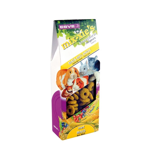 Afbeelding Knaagdier Mixxies Mais 100 gr Knaagdiersnacks door Wohi.nl