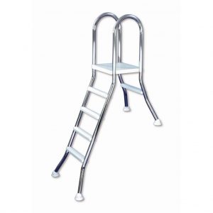 Interline tweezijdige RVS trap 1x4 en 1x1 trede(n) (55800050)