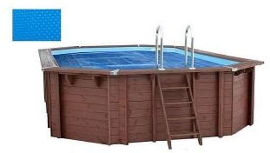 Interline Zomerafdekking voor Houten Zwembad 8-Hoek 640x400 cm