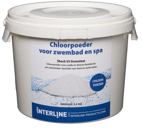 Afbeelding Interline Chloorgranulaat 2,5 kg (52781190) door Wohi.nl
