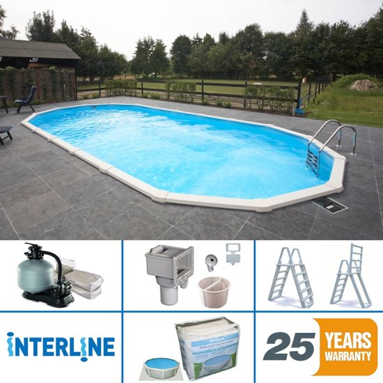 Interline Diana ovaal 7,30 x 3,60 m incl. pakket (55000054)