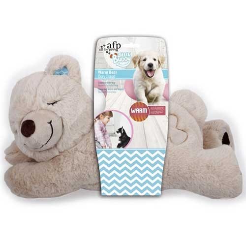 Afbeelding All For Paws Warm Bear - Hondenspeelgoed - 38x20x18 cm Bruin door Wohi.nl