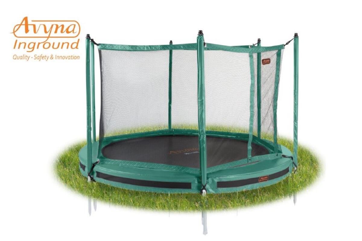 Avyna PRO-LINE InGround Groen, ,Diameter 365 cm, net boven