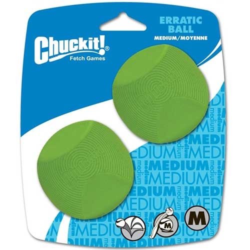 Afbeelding Chuckit! Erratic Ball - M - 2 Ballen door Wohi.nl