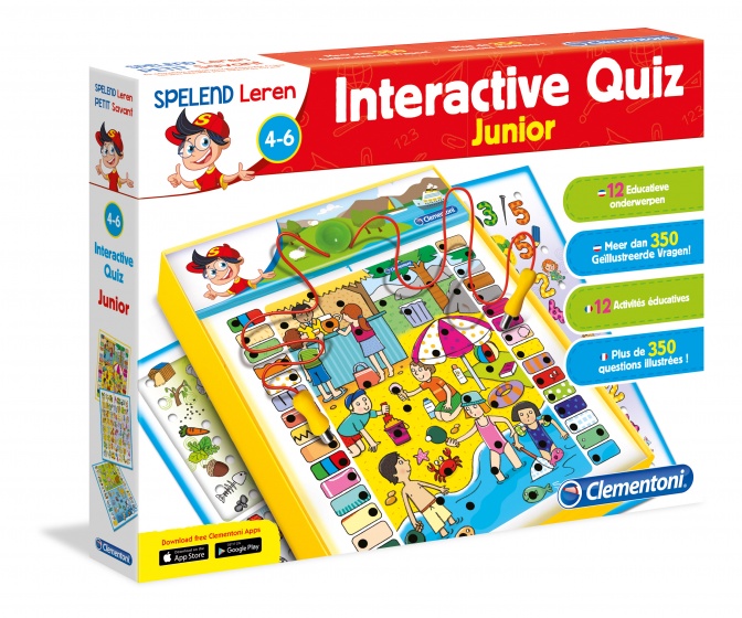 Clementoni Interactieve Quiz Junior 4-6 jaar