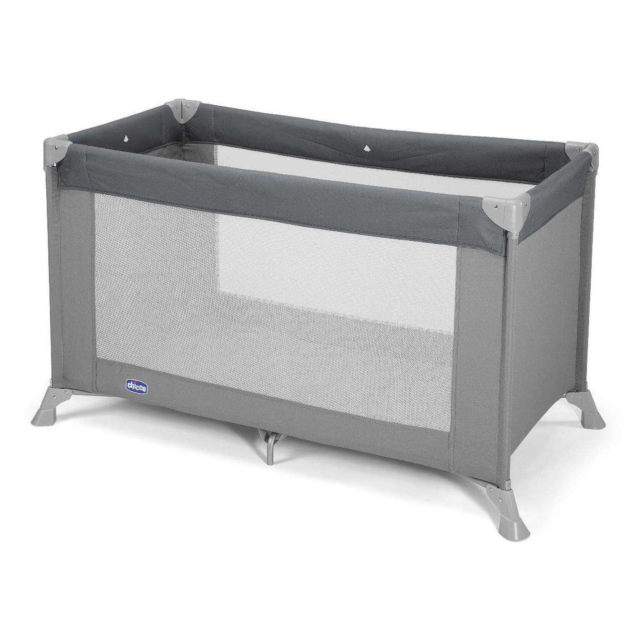 Chicco Reisbed Goodnight Grey | Zijaanzicht | Babyhuys