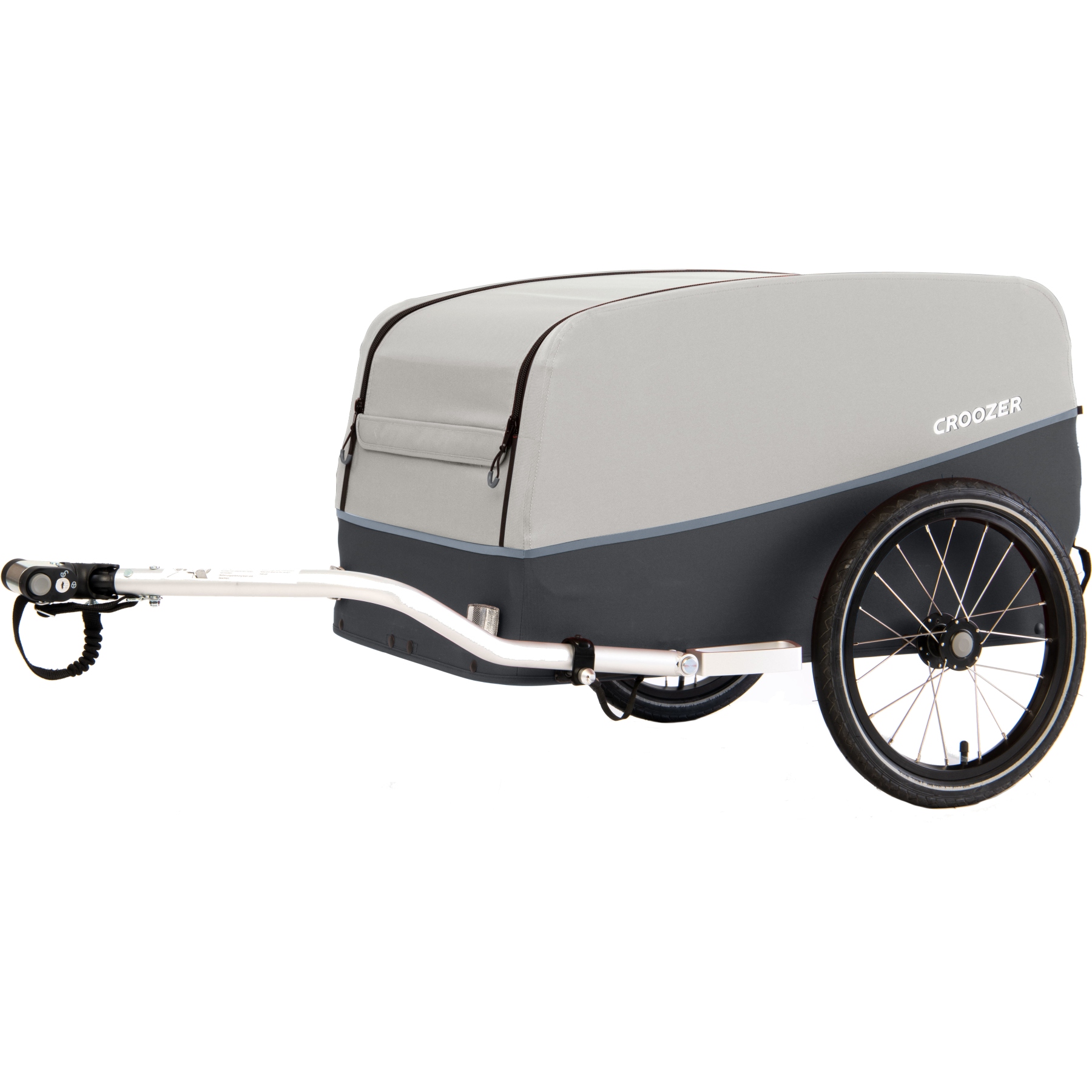 Croozer Cargo Pakko Fietskar / Transportkar Steen Grijs | Babyhuys.com