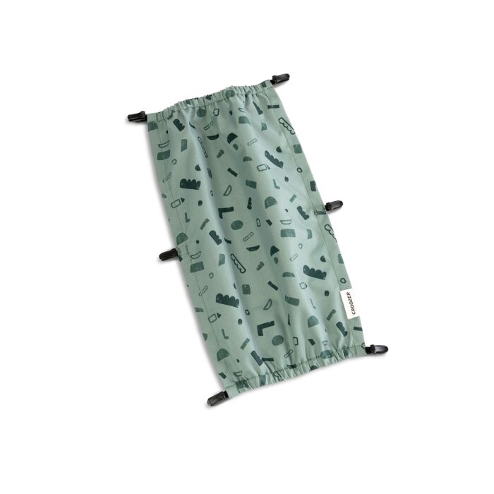 Croozer Zonnescherm Kid Vaaya 1 / Kid Keeke 1 Groen met Motief | Babyhuys