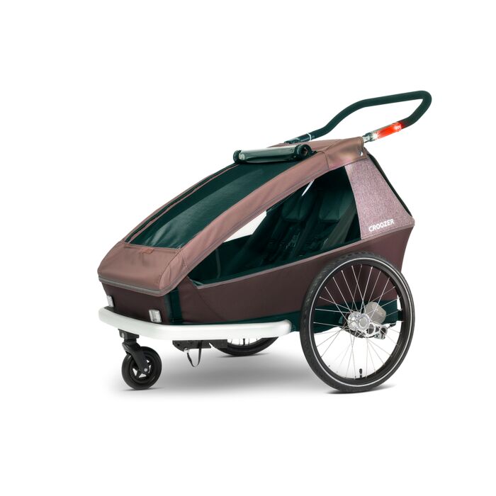 Croozer Kid Vaaya 2 Blossom Red | Zijaanzicht | Babyhuys