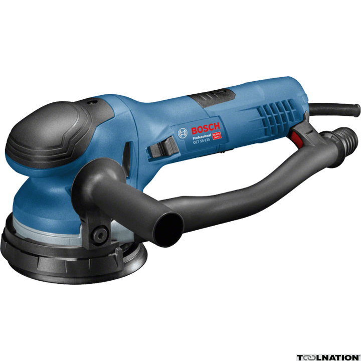 Vooraanzicht: Bosch GET 55-125 Professional excenterschuurmachine