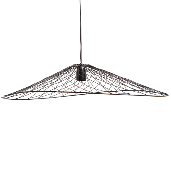 Hanglamp OLIVER mat zwart 70x60x15cm  - Wohi.nl