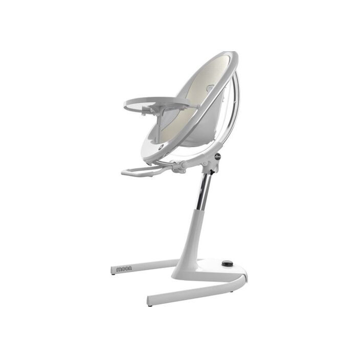 Mima Moon 2G High Chair White Crystal