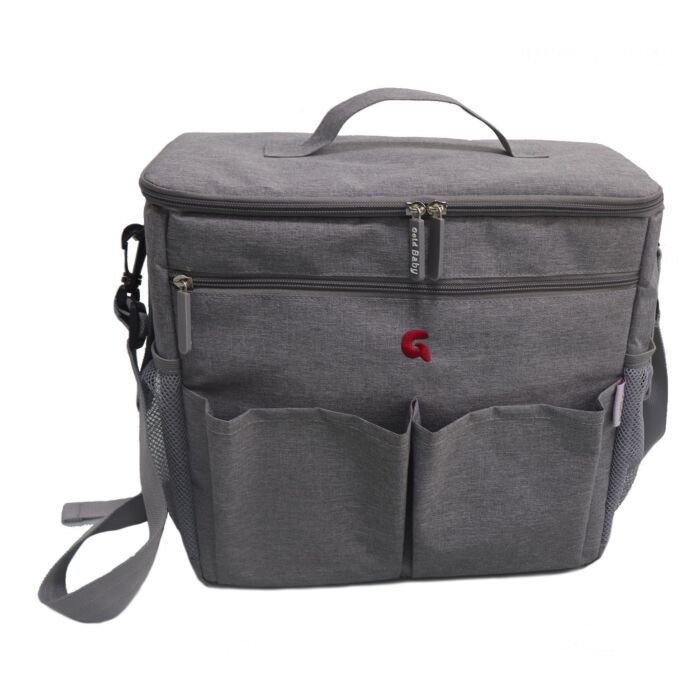 Gold Baby Multifunctionele Luiertas - Verzorgingstas - Grijs