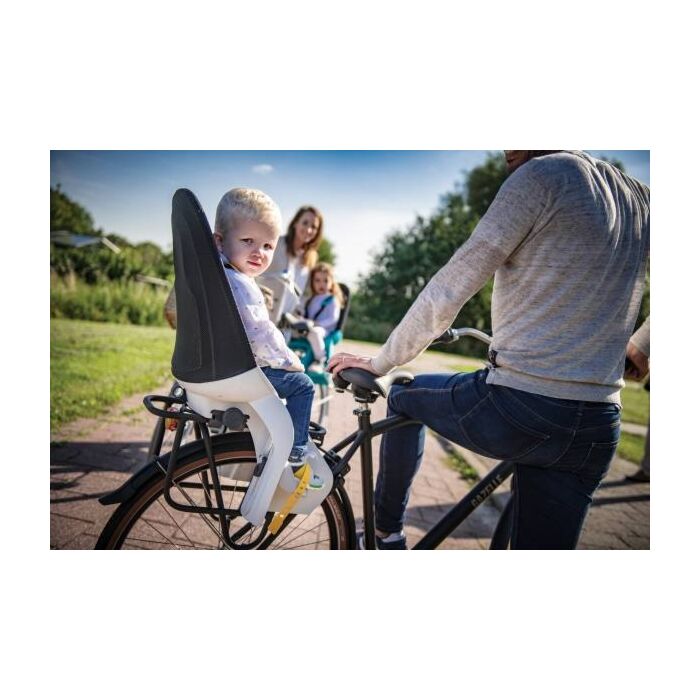 Kinderzitje achter Qibbel Air - Turquoise - Dragerbevestiging