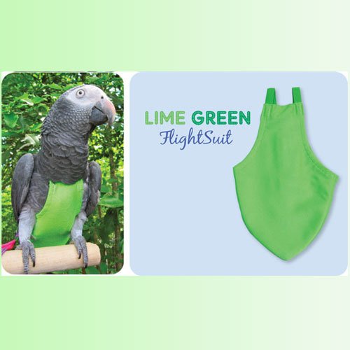 Afbeelding Flightsuit papegaaienluier Small Groen door Wohi.nl