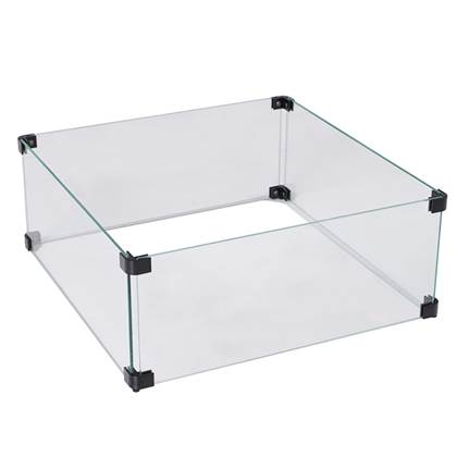 Afbeelding Cozy Living glas set 5 mm 57x57xH21 cm door Wohi.nl