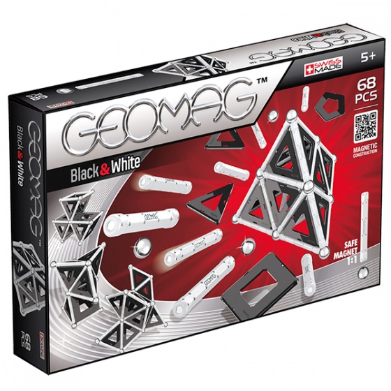 Geomag Panels Black&White 68 delig