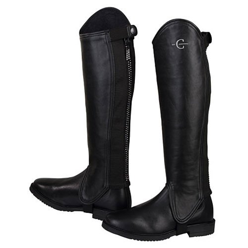 Kerbl Mini chaps Eleganza II maat S strass zwart 322315