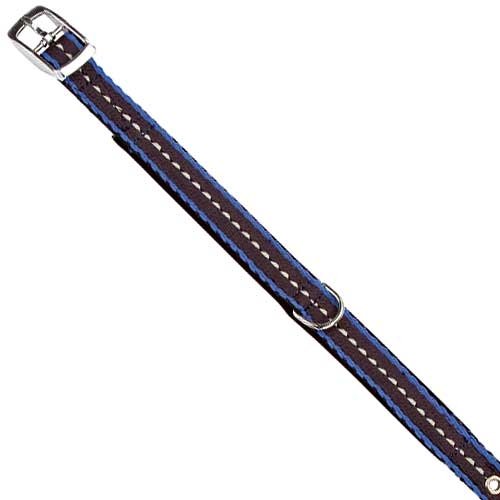 Halsband Softra 31-39cm 20mm, waveblue-darkblue
