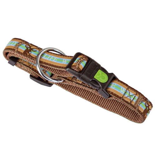 Halsband Wild Life bruin, 30-45cm/20mm
