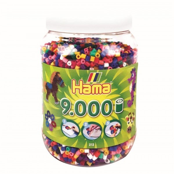 Strijkkralen Hama In Pot 9000 Stuks Primair (2672001)