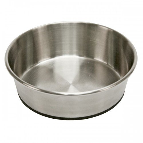 RVS voer-waterbak met anti slip onderkant