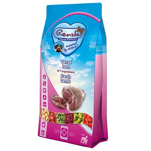 Afbeelding Renske Super Premium Adult Graanvrij Verse Lam hondenvoer 2 kg door Wohi.nl