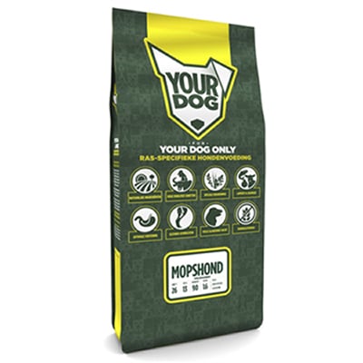 Volwassen 12 kg Yourdog mopshond hondenvoer