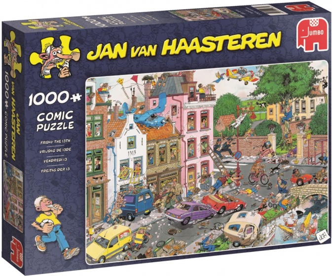 Jumbo legpuzzel Jan van Haasteren Vrijdag de 13e 1000 stukjes