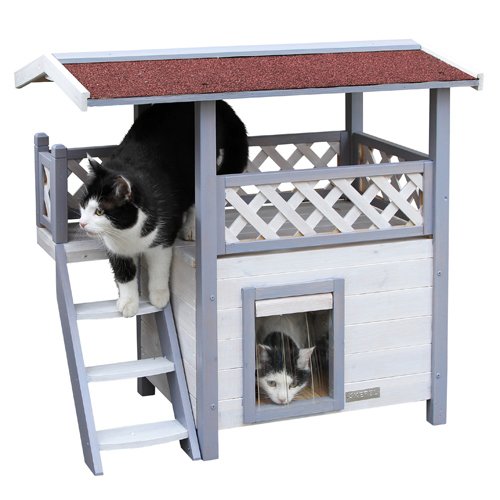 Afbeelding Kattenhuis Lodge Ontario door Wohi.nl