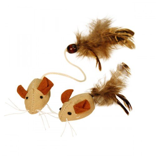 Nature Speelmuis met veer