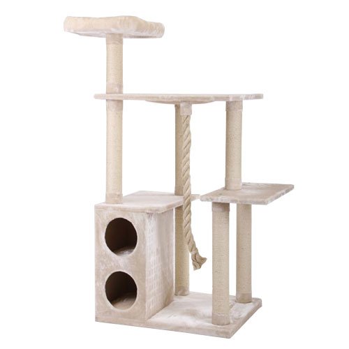 Afbeelding Krabpaal Main Coon Premium Beige door Wohi.nl